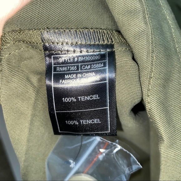 New Size M Bb Dakota Averie Drawstring Waist Military Coat NWT - Picture 7 of 8